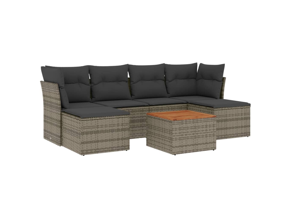 Garden Sofa Set, Garden Sofa Sets Vidaxl Cinzeto Rattan / Vime (n/a)