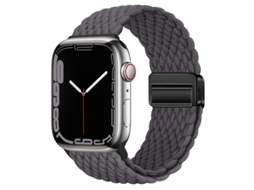Bracelete Para Apple Watch 38/40/41/42mm Cinza Onda Cuich
