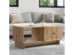 Vidaxl Mesa De Centro Carvalho Arttisan 90 X 50 X 40 Cm