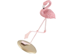 Estátua de Flamingo Rosa em Resina da Kichouse com Superfície Lisa, Leve e Decorativa, para Festas de Casamento e CHABERLU