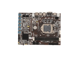 Placa-mãe De Mineração 12 Usb3.0 Vga Hdmi Saída Dupla Ddr3 Para Pc Desktop Intel B75