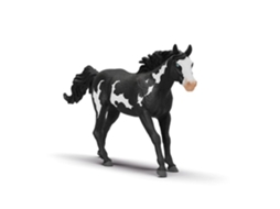 Figurinha Schleich Cavalo Tinta Castanho Profundo Manchas Claras 5 Anos Ou Mais