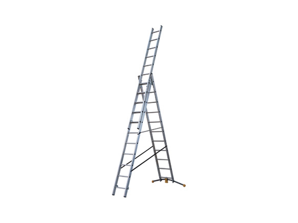 Escalera Aluminio Triple Combinada Hobbylot HAILO