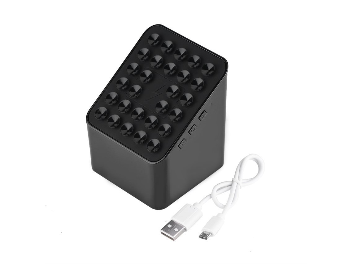 Caixa de som Bluetooth EOOCOO (carregamento sem fio, suporte para telefone)