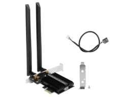 Placa De Rede Sem Fio Wi-fi 6 Ax3000 Pci-e Banda Dupla Para Desktop.