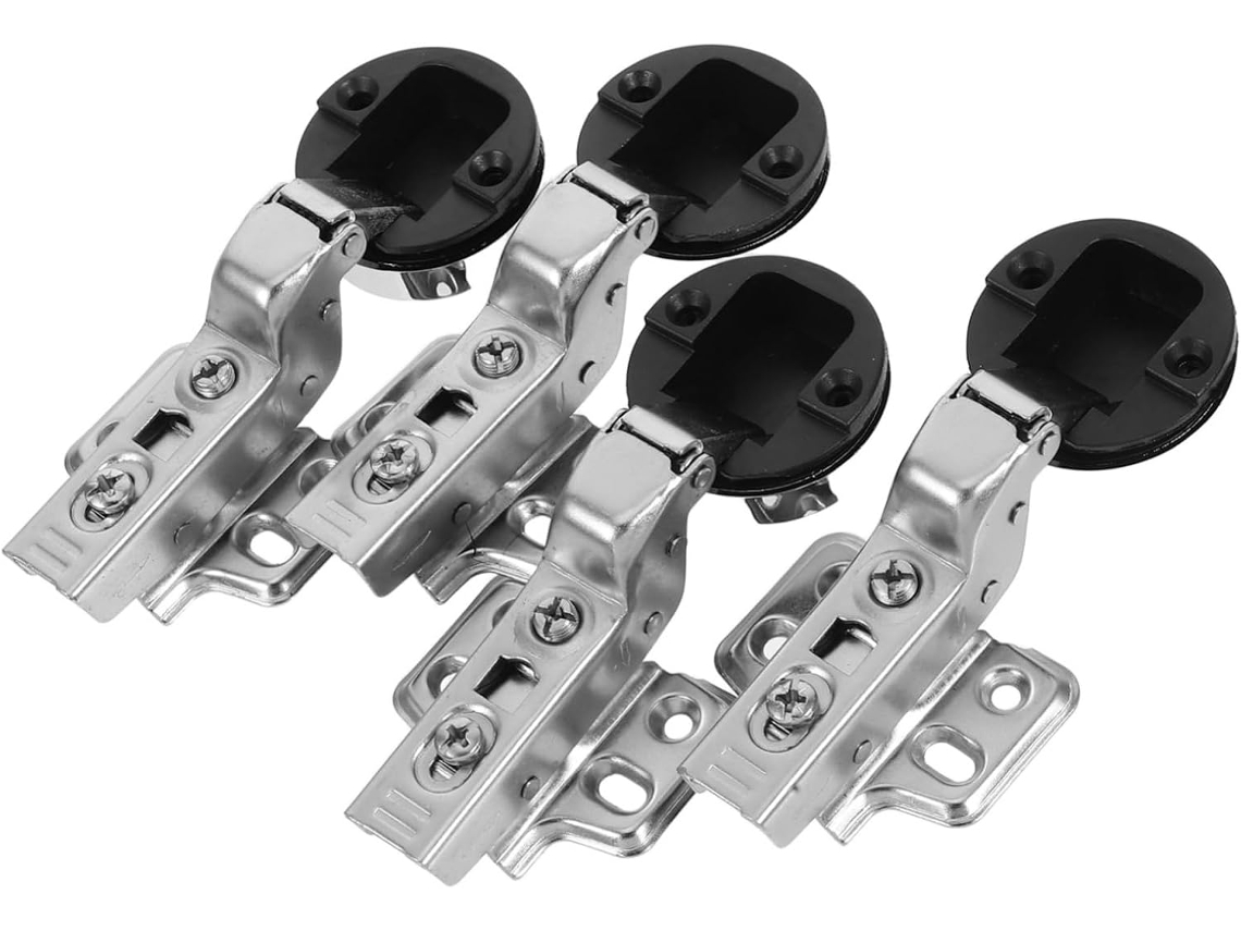 Conjunto De 4 Dobradiças Silenciosas Com Amortecimento, Sobreposição