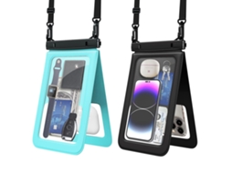 Lurelia Bolsa Impermeável Para Telemóvel Ipx8, Removível, Com Anel, Cor Transparente, 2 Un