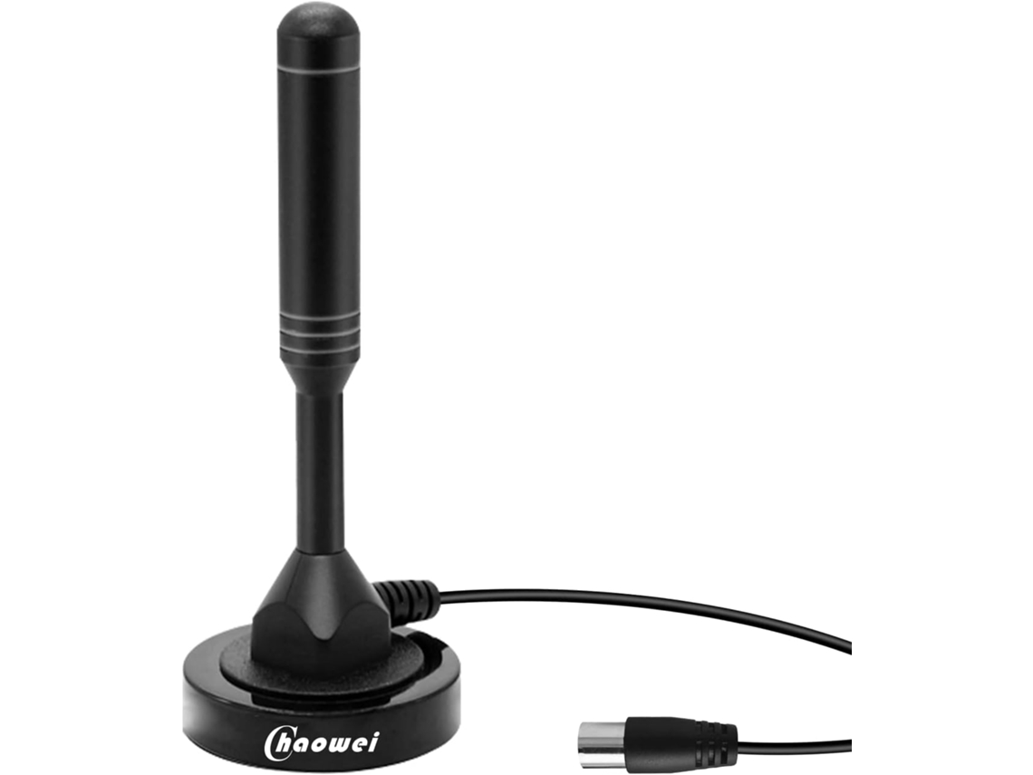 Antena De Tv Digital De Alto Ganho Chaowei Dvb50b Antena Hdtv Portátil Para Interior E Exterior Para Tv Digital Dvb T2/t Zeuxo