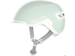 Capacete de Bicicleta ABUS Hud e Cor Menta com Led Traseiro Recarregável Unissex