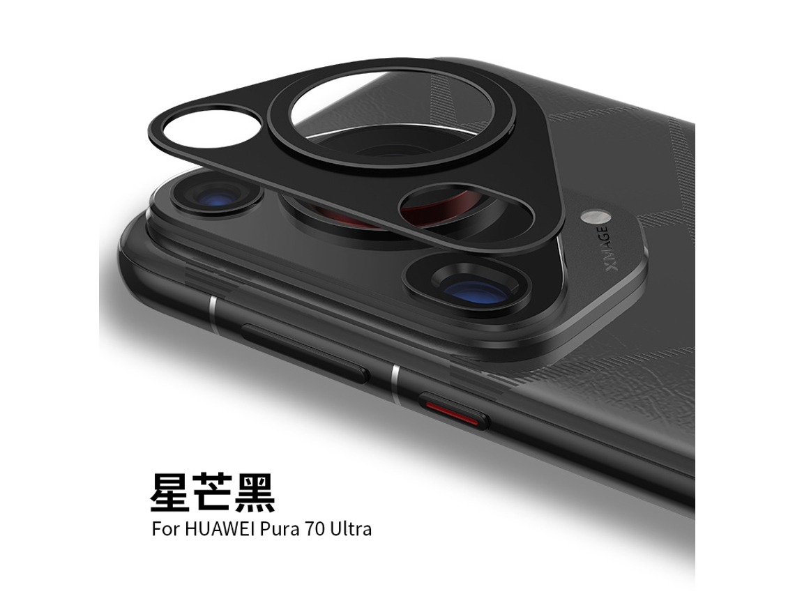 Protetor De Lente, Resistente A Quedas E Arranhões, Adequado Para Uso.adesivo Metálico Huawei Pura70u preto