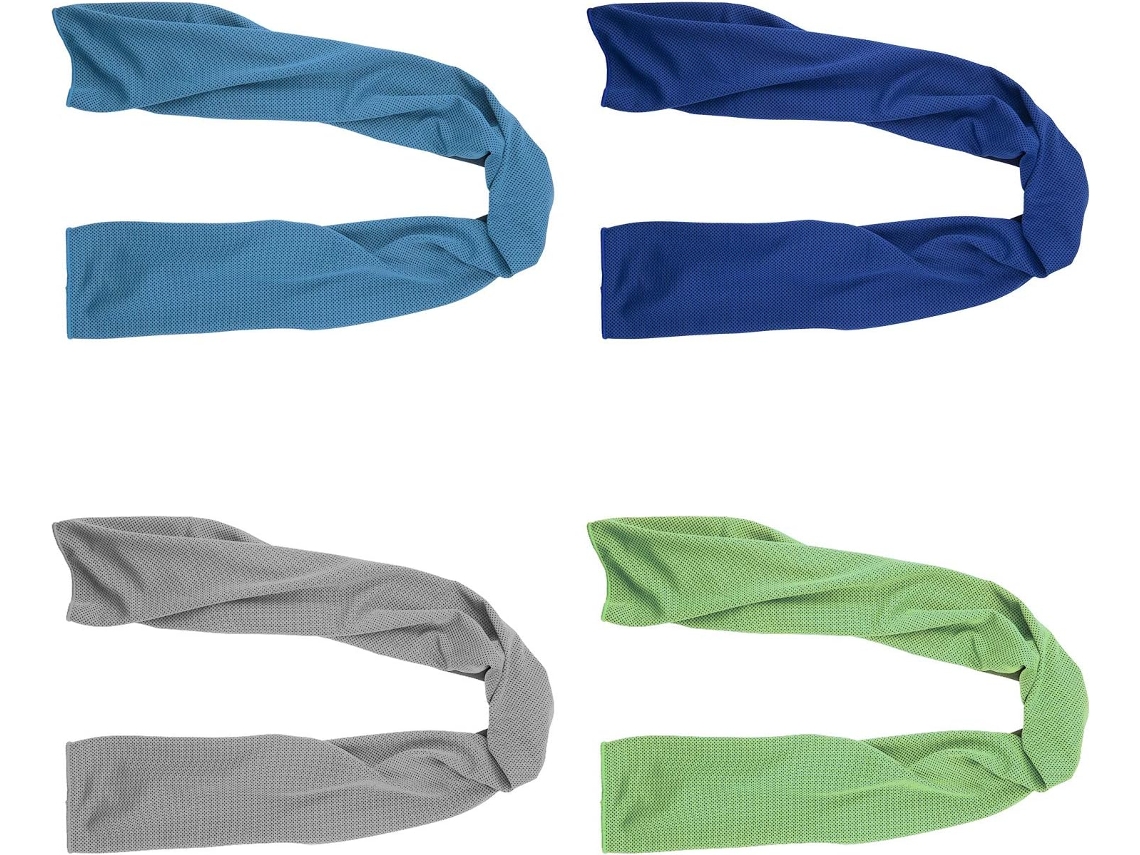 Conjunto de 4 Toalhas Refrescantes 39 X 12 Cm, Refrescante de Microfibra Macia e Respirável, Mantém Você Fresco para Academia, Treinos AQUAFORGE