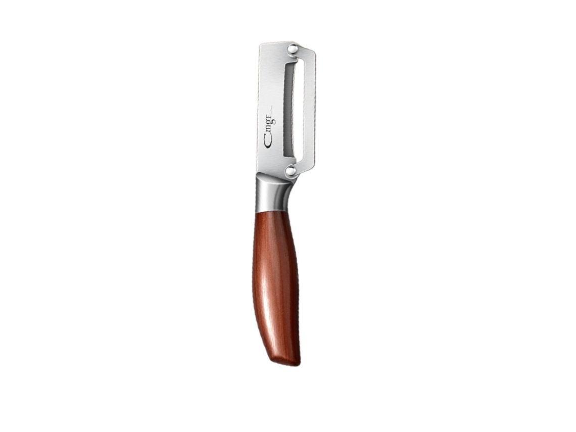 Descascador Multifuncional Em Aço Inoxidável Para Batatas, Frutas, Legumes E Aspargos, Utensílio De Cozinha Manual, Prateado, 19 Cm X 9, 5 Cm X 4 Cm