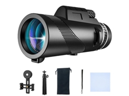 Telescópio Monocular Monóculos Para Adultos De Alta Potência Com Suporte Para Smartphone E Tripé Monóculo Prisma Bak 4 Para Observação De Bestvite