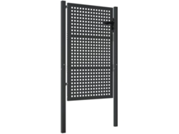 Portão De Jardim Vidaxl Antracite Aço (105x200 Cm)