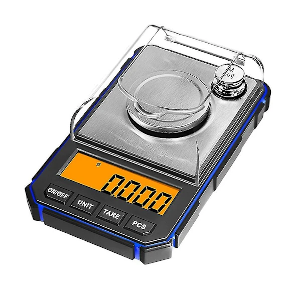 Balança de Bolso Digital, 0,01 g, com luz de fundo, AQUAFORGE (500 g)