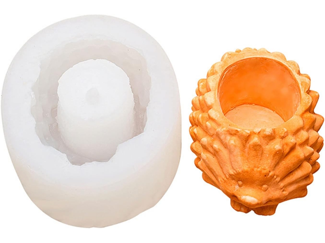 Moldes De Silicone 3d Em Formato De Coruja/ouriço, Decoração Para Casa, Molde Para Vela Aromática, De Gesso,