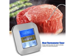 Termómetro Digital Sem Fio Lurelia Para Carne Com 1 Sonda E Aplicação Para Churrasco E Forno, Magnético