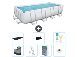 Bestway Piscina Bestway Power Steel Retangular - 549x274x122 Cm - 8-peças S598