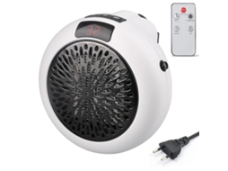 Aquecedores De Parede Com Formato Redondo, Dispositivo De Aquecimento Rápido E Seguro Para Sala De Estar Db Branco Slowmoose