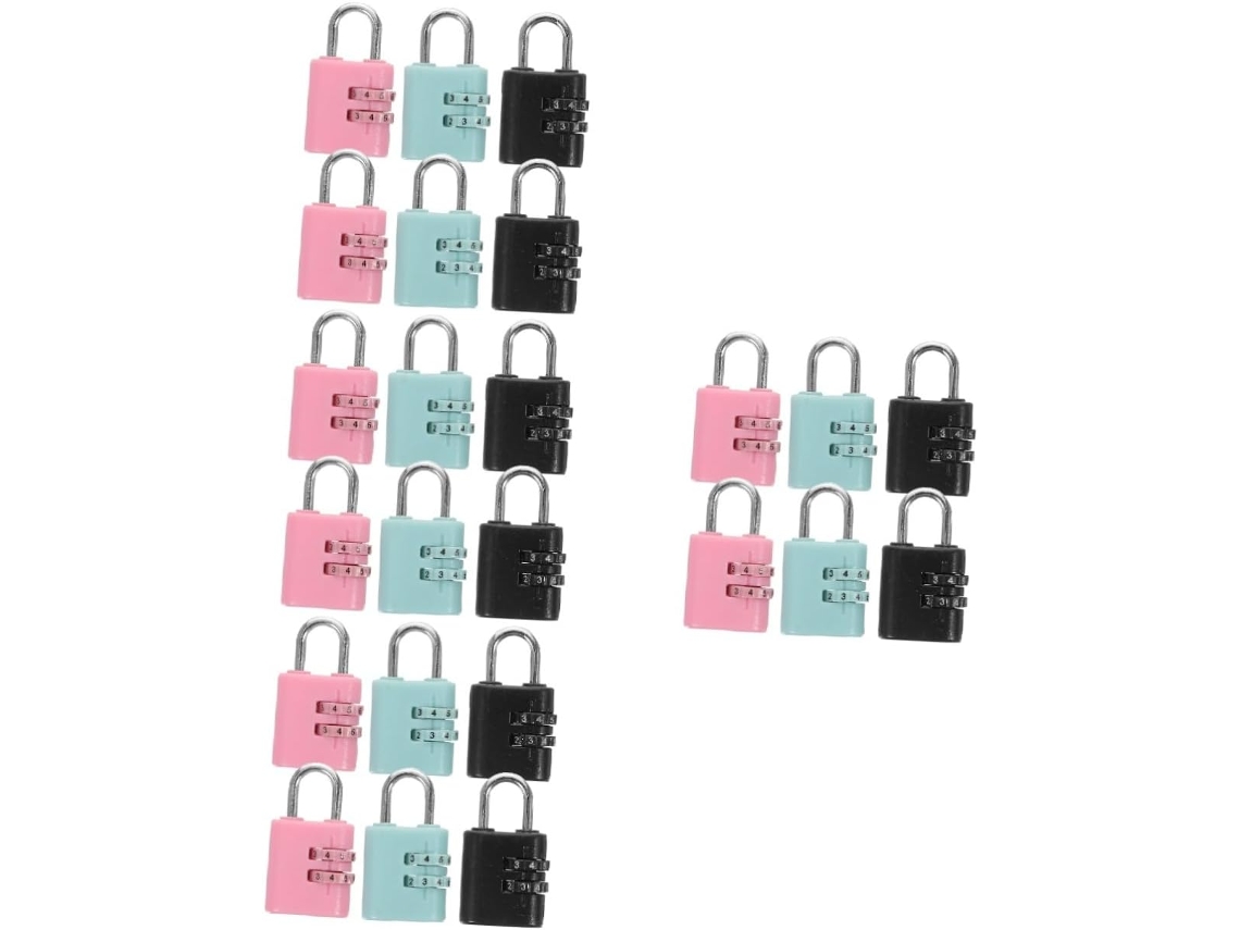 Cadeado De Combinação Infantil, Lindo Mini Cadeado Para Bolsa, Cadeado Para Armário, Cadeado Para Po Gokoco