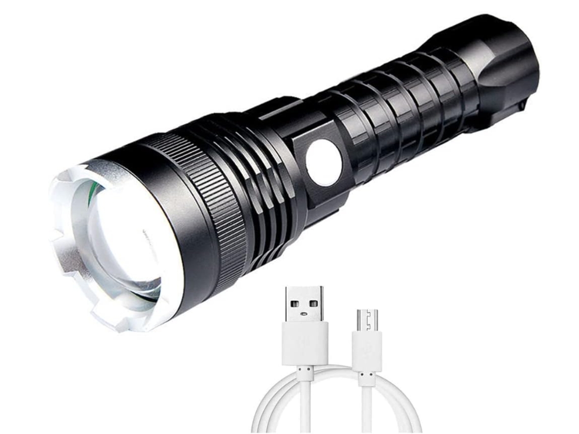 Lanternas LED de Alto Lúmen Recarregáveis com 5 Modos IPX4 HALINUIA | HALINUIA