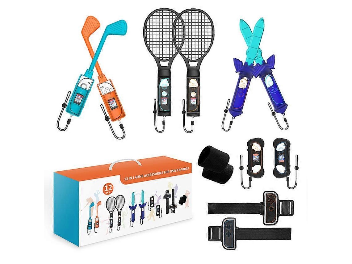 Acessórios Para Console De Jogos Kit De Condicionamento Físico Switch 12 Em 1 Acessórios Para Jogos Esportivos Para Switch2 Ly Ebike
