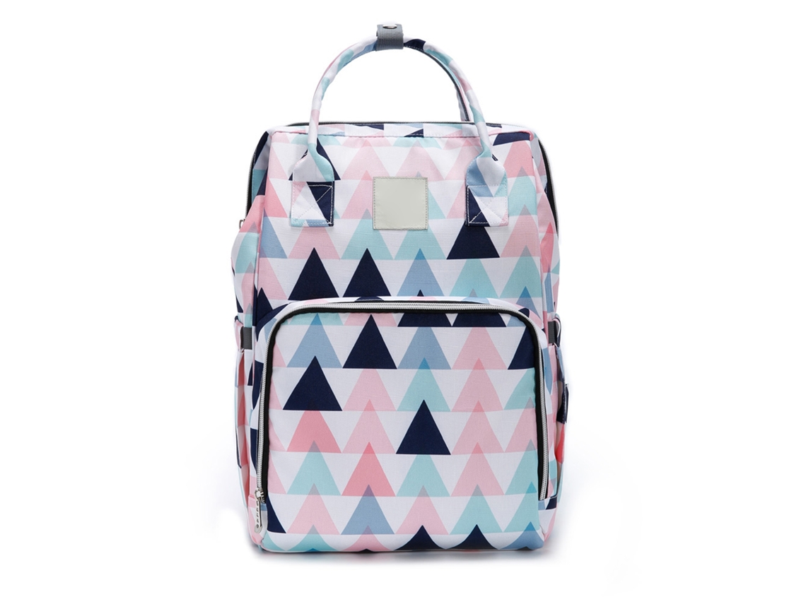 Mali mochila para Fraldas Insular de Grande Capacidade com Correias para Carrinho para Viagens