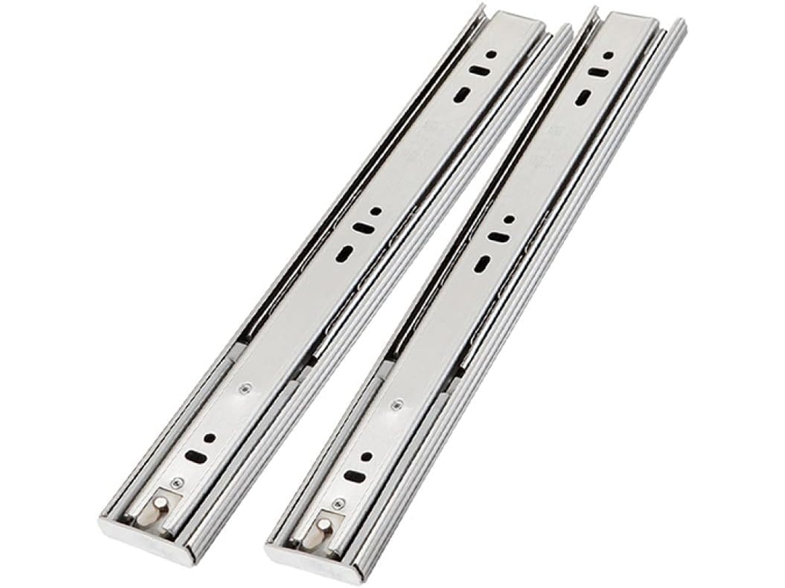 Corrediça De Gaveta De Armário De Três Trilhos Em Aço Inoxidável 10,24 16 400 Mm
