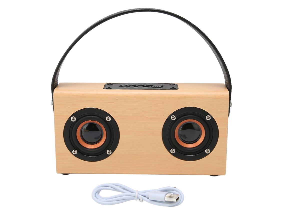Caixa de Som Bluetooth LAXISCREED Bambu Portátil