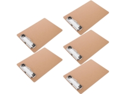 Conjunto De 5-pranchetas Compactas Callaron, Suporte Rígido, Tamanho A5, Conferências, Escritório E Uso Doméstico