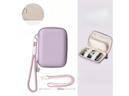 Bolsa para Câmara, Caixa de Armazenamento Resistente a Quedas, com Cordão CUICH (roxa)