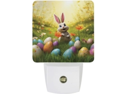 Luminária De Parede Noturna Com Sensor De Páscoa, Led Light Branco Quente, Lâmpada Econômica Quarto, Banheiro