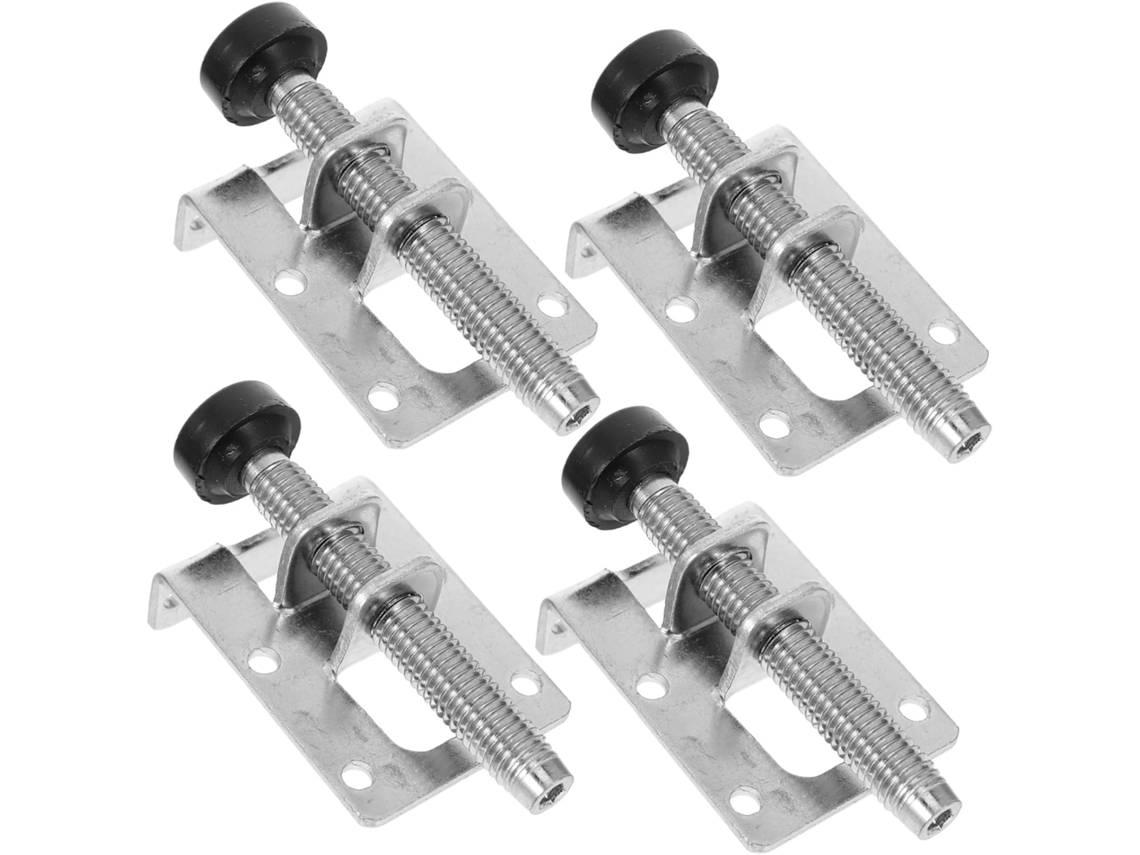 Holibanna Conjunto De 4 Pés Ajustáveis Para Móveis, Resistentes, Para Mesas, Armários E Cadeiras Niveladores De Altura