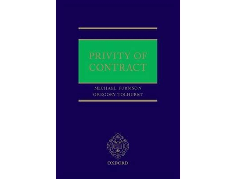 Livro Privity of Contract de Michael Furmston e Gregory Tolhurst (Inglês - Capa Dura)
