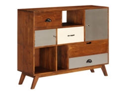 Aparador 115x35x86 Cm Madeira De Acácia Maciça Lovely Home