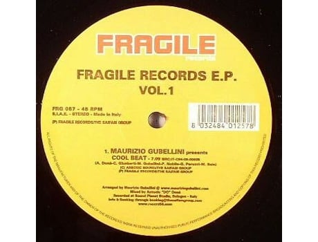 Vinil Fragile Records Ep Vol 1 Fragile Records