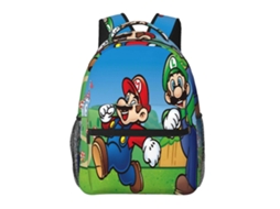 Mochila Mario Para Estudantes, Leve E Estilosa, À Prova Dágua E Com Alças Respiráveis. H214 Olysi Shop