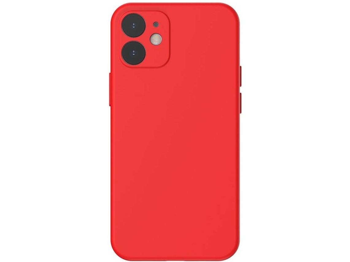 Capa iPhone 12«12 Pro BASEUS  Vermelho Claro