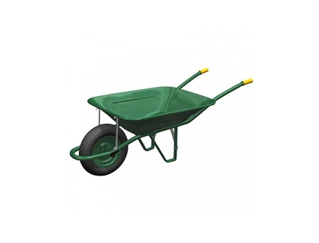 Carrinho De Mão De Construção Com Rodas Pneumáticas Verdes, 60 Lt. Sanz