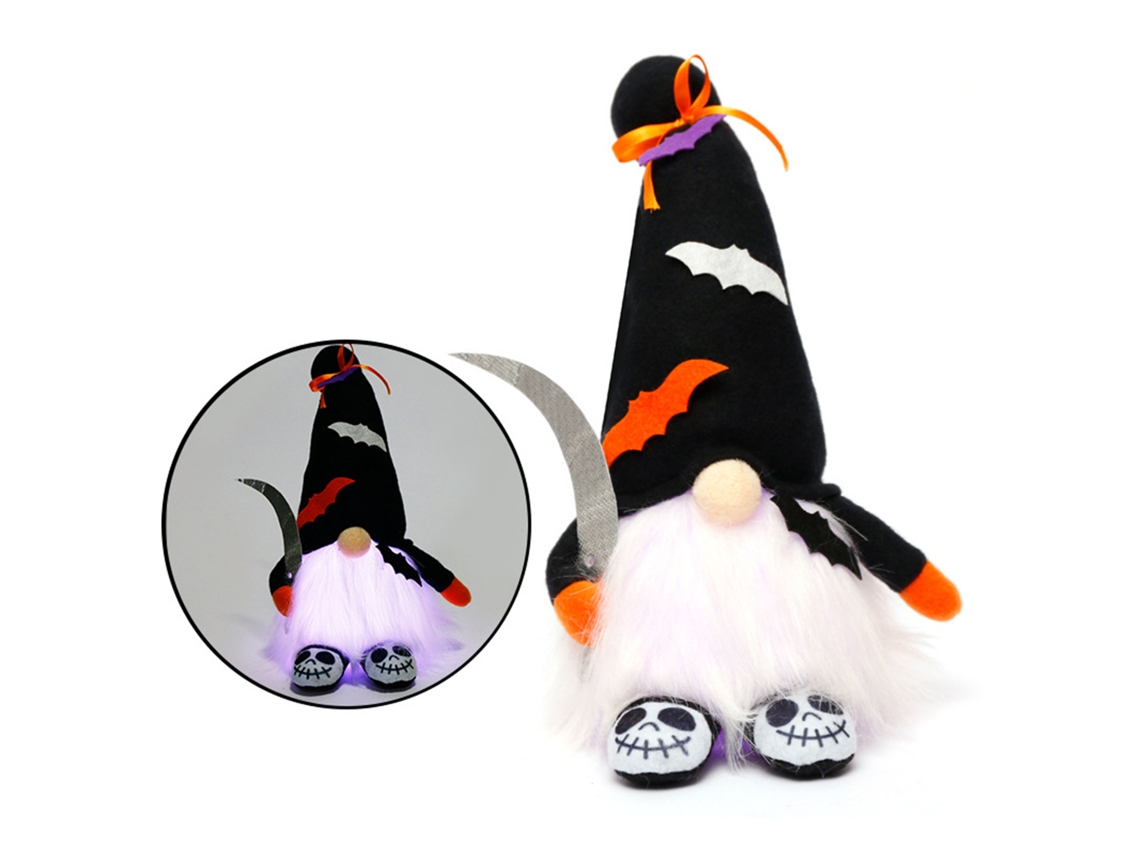 Decorações De Halloween Com Luzes Gradientes De Cores