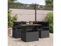 Vidaxl Conjunto De Sofá De Jardim 5 Unid. 4-número De Lugares