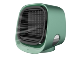 Ventilador com Nebulização Portátil Usb Verde S/MARCA