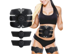 Estimulador Muscular Inteligente Ems Para Treinamento Abdominal, Musculação E Fitness, Exercícios Abdômen, Braços E Quadris