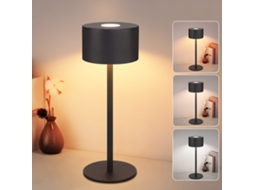 Candeeiro De Mesa Led Sem Fios Candeeiro De Mesa Com Regulação Por Toque E 3 Temperaturas De Cor, Altura Ajustável, Usb Nettlife