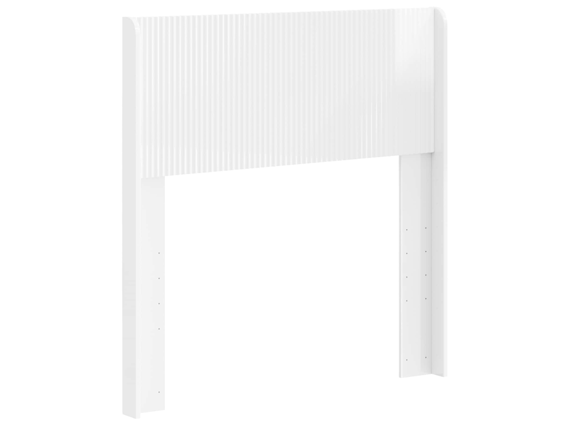 Conjunto 1 Cabeceira Vidaxl Branco Derivados De Madeira (75 Cm)