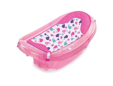 Banheira Recém Nascida Rosa Splis Splash Infantil De Verão Ergonômica Mista Summer Infant