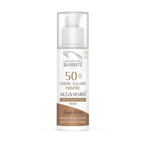 Protetor Solar Rosto C/Cor Spf50 Golden LABORATÓRIOS DE BIARRITZ (50ml)