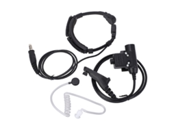 Headset Tático De Vibração Laríngea (elemento Táctico Z, Compatível Com Mil-std)