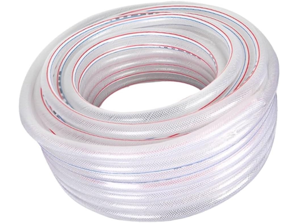 1 Peça De Mangueira Flexível Transparente Pvc Trançado, Diâmetro