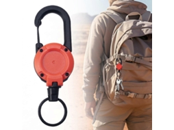 Chaveiro Retrátil Reforçado, Porta-chaves Magnético, Porta-crachá Retrátil Com Cabo De Aço De 60 Cm, Porta-cartão De Identificação Com Cordão Ret